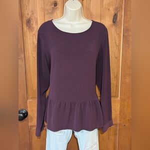 Apt. 9 Deep Purple Women's Blouse